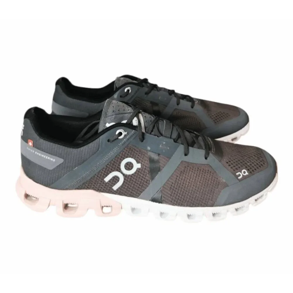 ON RUNNING Cloudflow 'Rose/Rock' Running Shoes Size 10